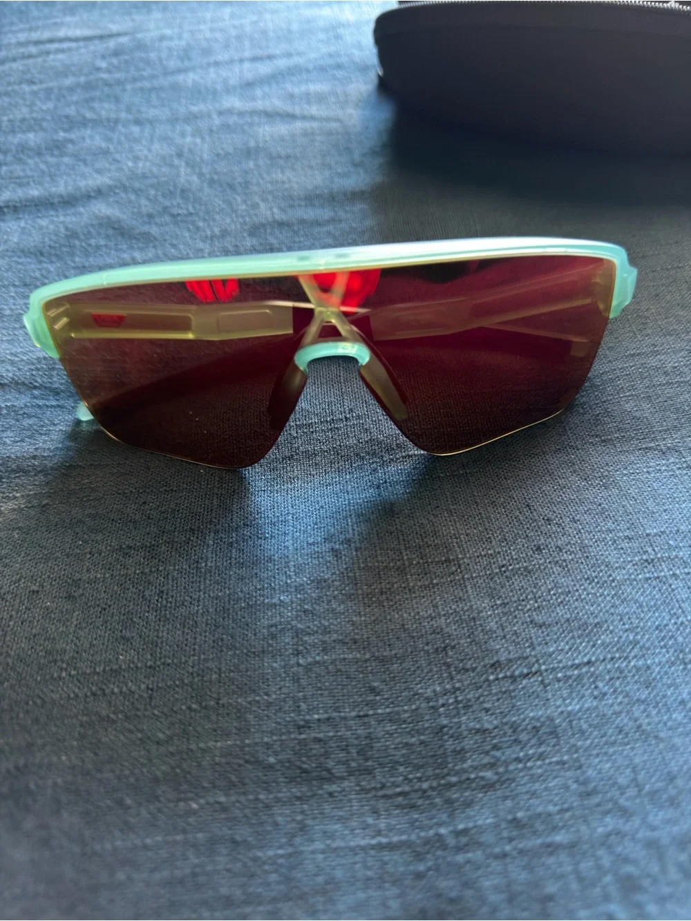 Oakley Corridor Sq Men’s Teal and Brown Sport Sunglasses with Case
